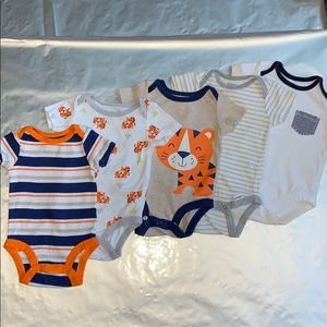 0-3 Months 5 Piece Onesies